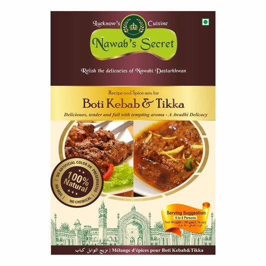 Nawab’s Secret Chicken Boti Kebab & Tikka