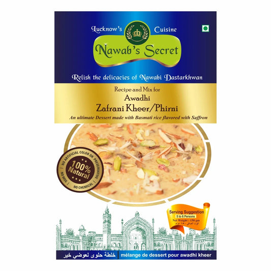 Nawab’s Secret Zafrani Kheer/Phirni